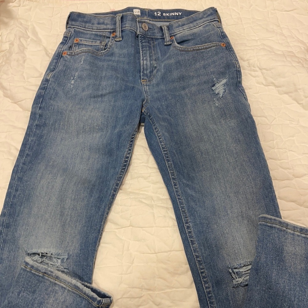 Gap kids size 12 skinny jeans